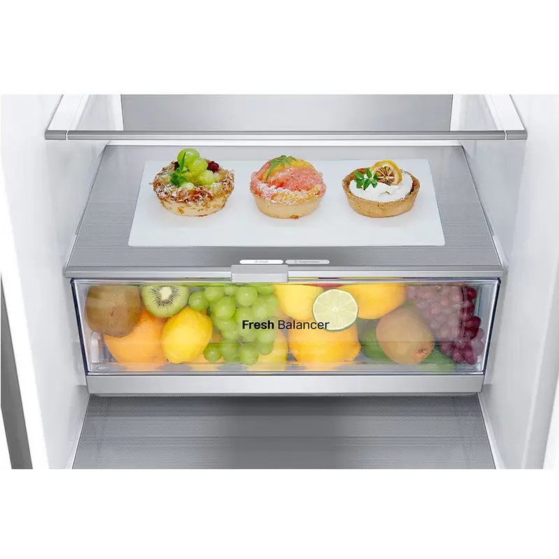 Frigider LG GBV7280BPY, Oțel inoxidabil