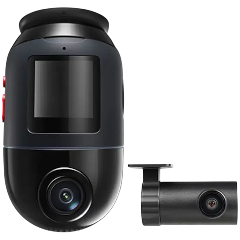 Set Dash Cam față și spate 70mai 4K Omni X800+Rear Cam, Negru