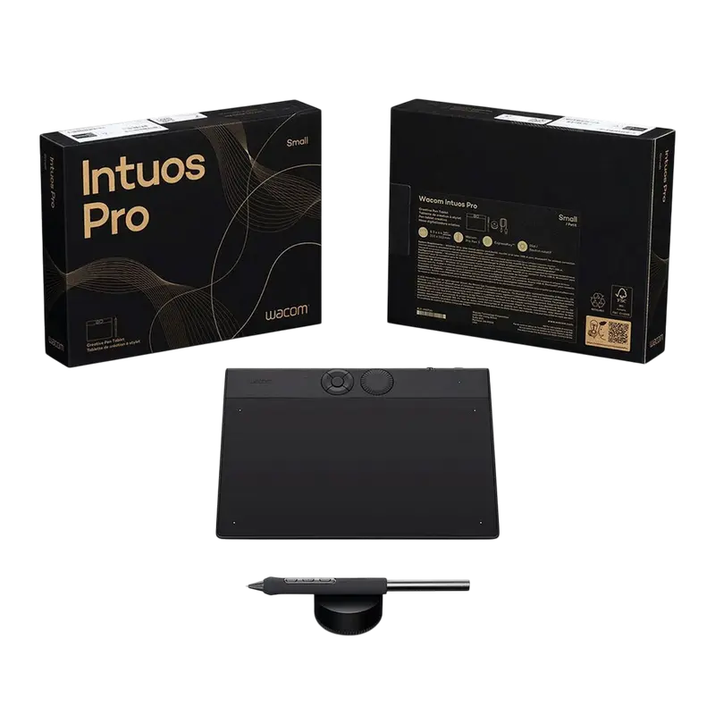 Графический планшет Wacom Intuos Pro Small, Черный