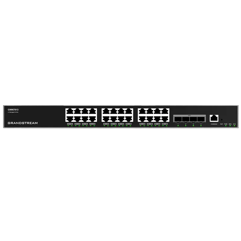 Switch de rețea Grandstream GWN7813, 24x 10/100/1000 Mbps