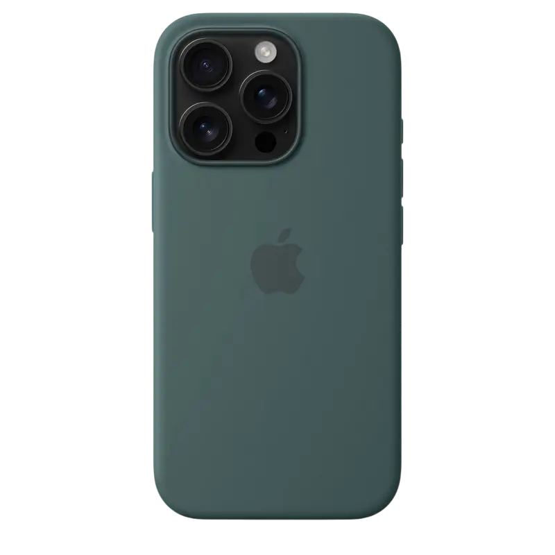 Husa Apple iPhone16 Pro Silicone Case cu MagSafe, Verde Azur