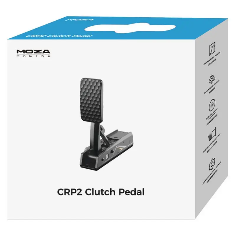 Педали MOZA CRP2 Clutch Pedal, Чёрный