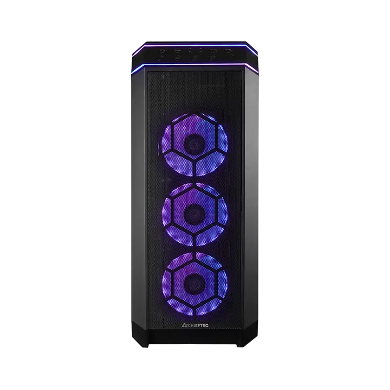 Компьютерный корпус Chieftec GP-03B-UC-OP, Midi-Tower, ATX, Чёрный