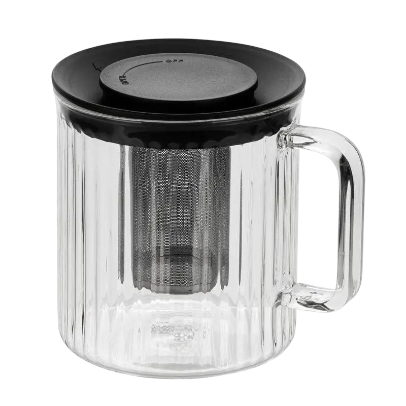 Ceainic cu infuzor RESTO 90517, 1L, Negru
