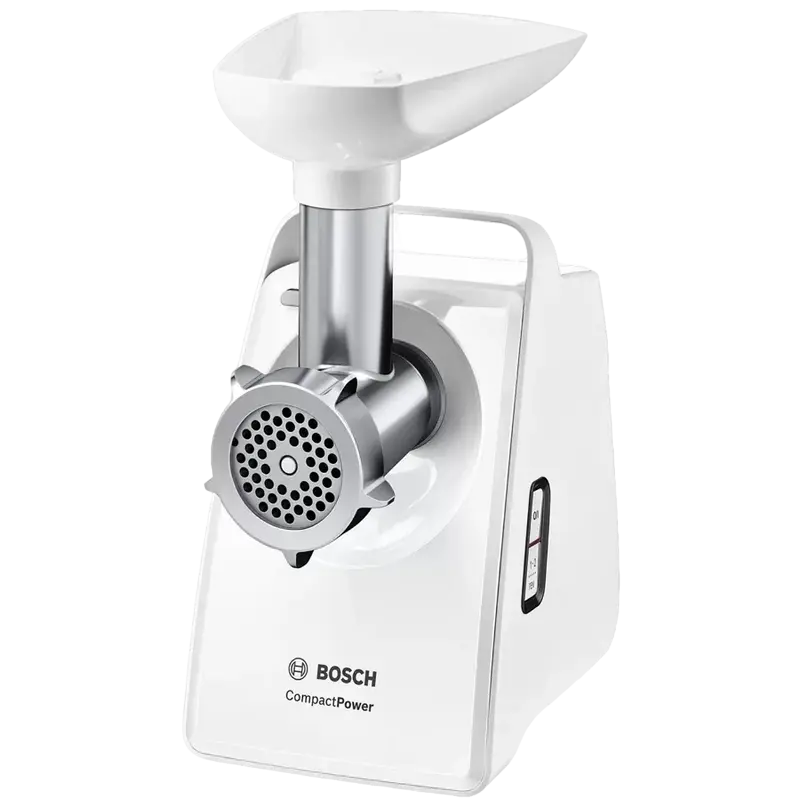 Mașină de tocat carne Bosch MFW3X14W, Alb