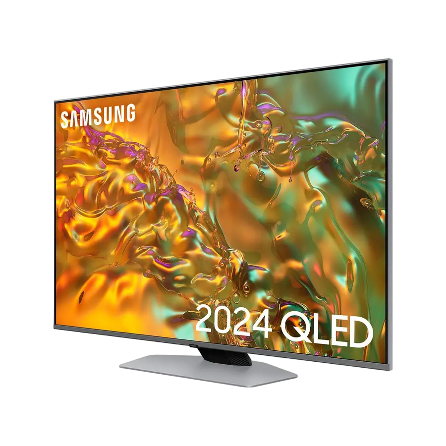 50" QLED SMART TV Samsung QE50Q80DAUXUA, 3840x2160 4K UHD, Tizen 8.0, Argintiu