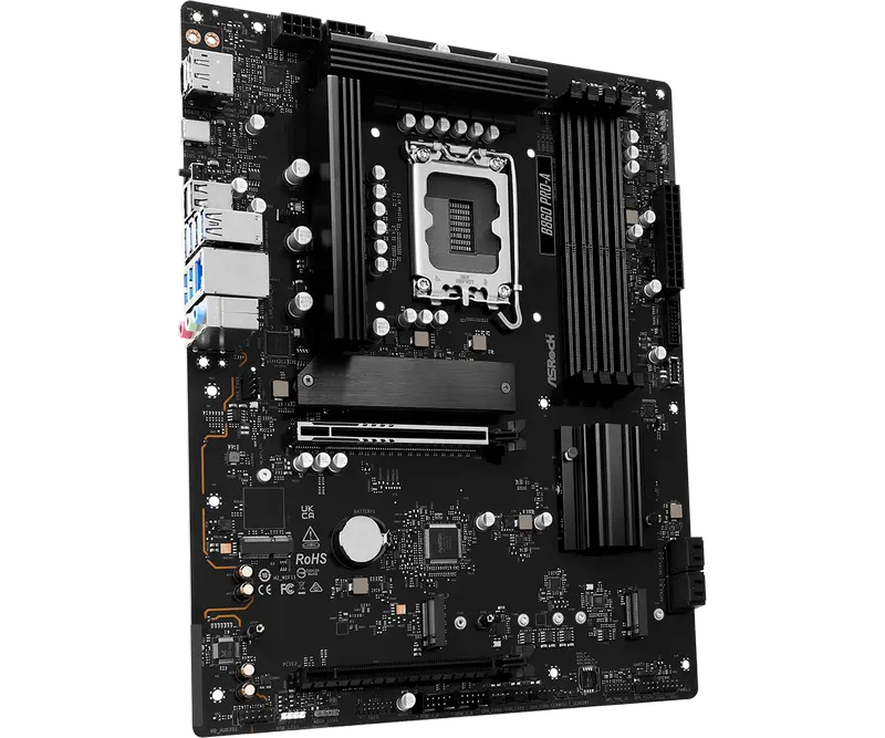Placa de bază ASRock B860 Pro-A, LGA1851, Intel B860, ATX