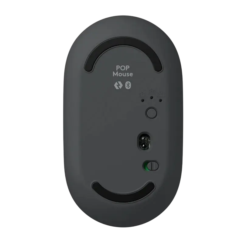 Set Tastatură + Mouse Logitech POP ICON Combo, Fără fir, Grafit | Verde