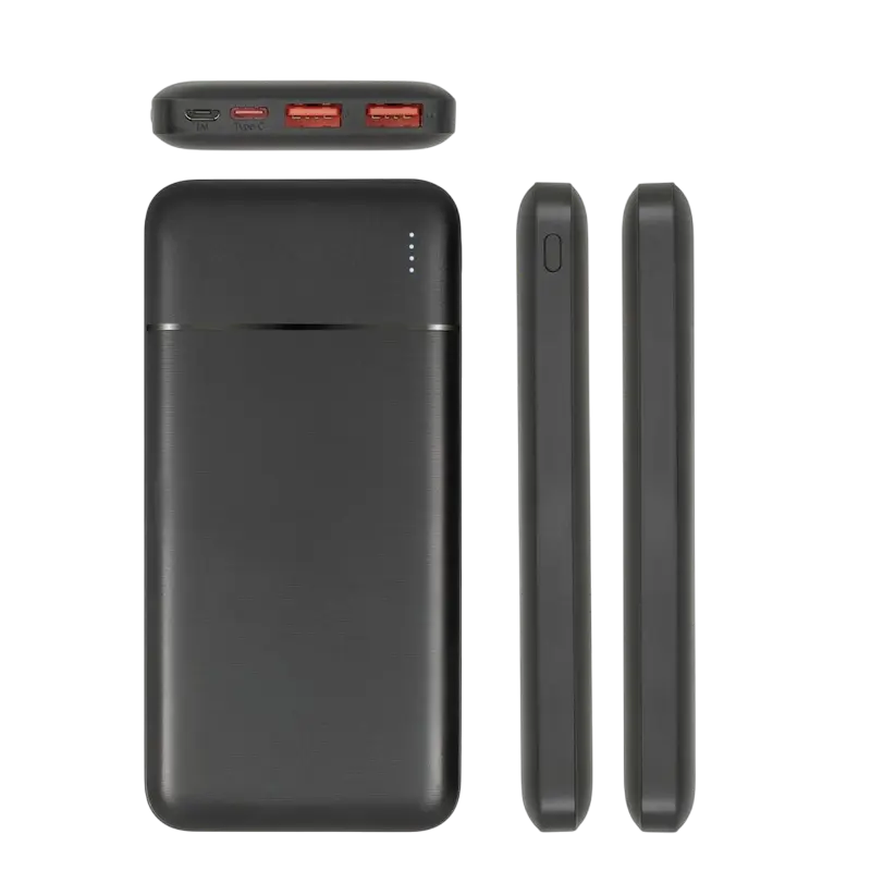 Încărcător portabil Rivacase VA2101, 10000mAh, Negru