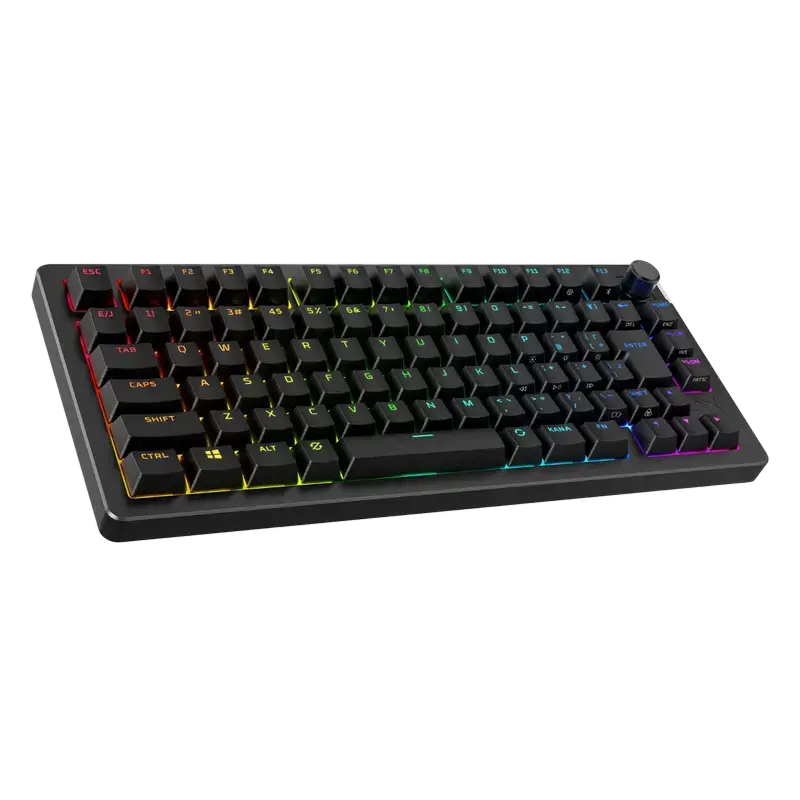 Tastatură HyperX Alloy Rise 75, Fără fir, Negru