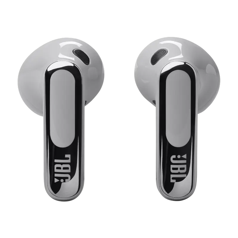 Căști JBL LIVE Flex 3, Argintiu