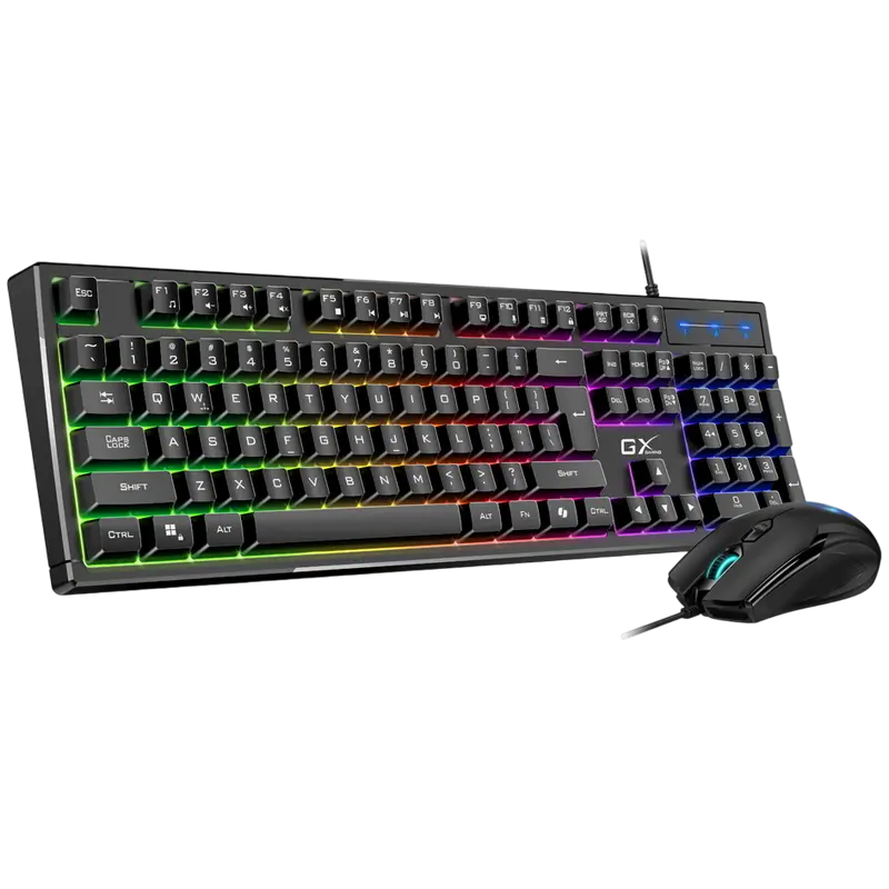 Клавиатура и мышь Genius Scorpion KM-GX6, Проводное, Чёрный