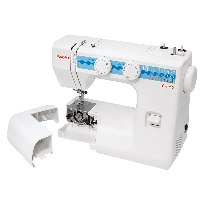 Mașină de cusut JANOME TC-1212, Alb