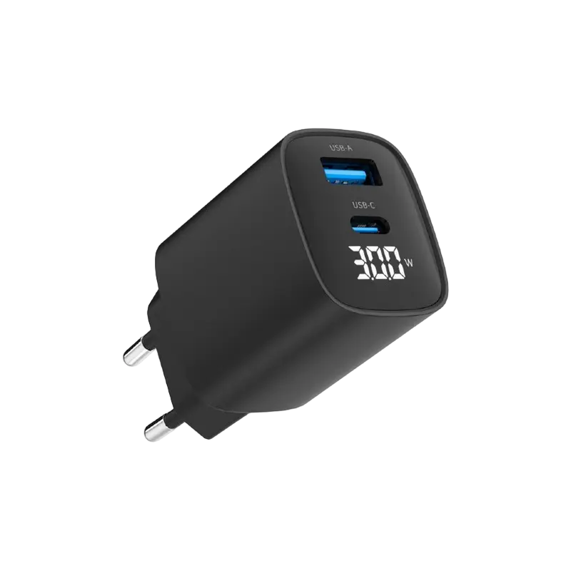 Încărcător Gembird TA-UC-PDQC30LCD-BK-01
