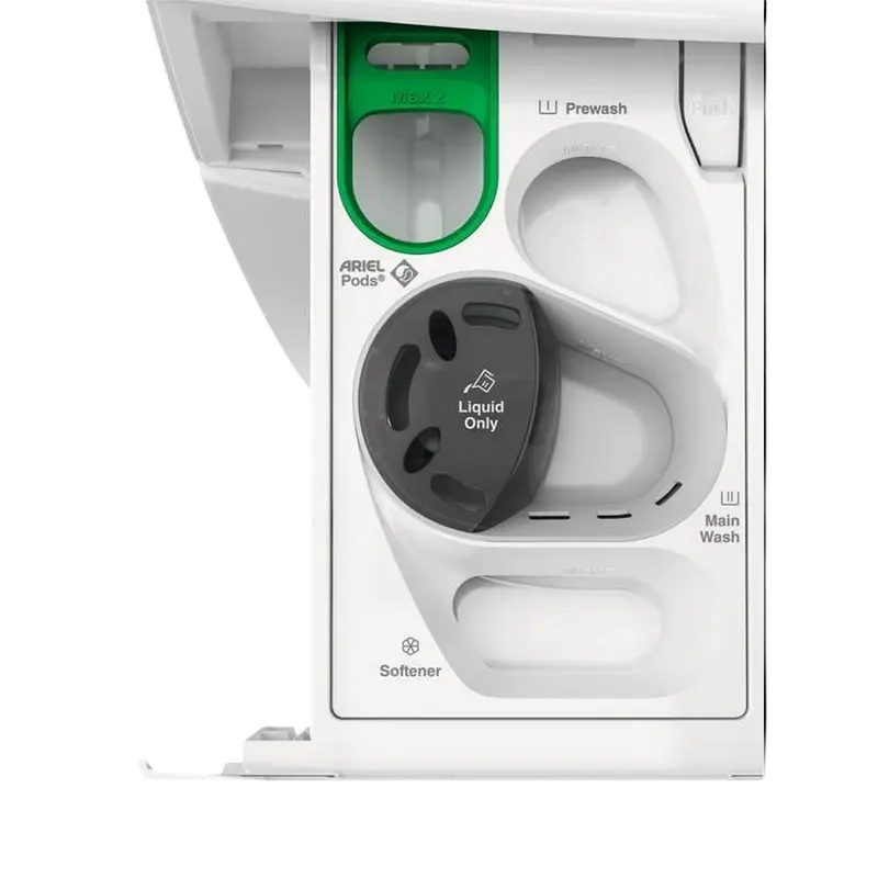 Стирально-сушильная машина AEG LWR73864O, 8кг, Белый