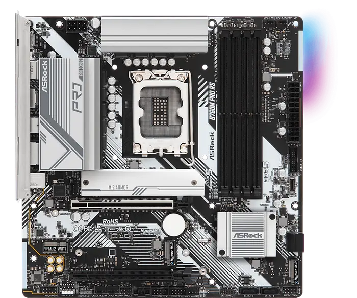 Placă de bază ASRock B760M PRO RS, LGA1700, Intel B760, Micro-ATX