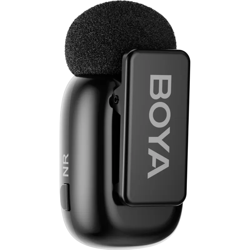 Microfon portabil pentru înregistrare vocală Boya Mini-15, Fără fir, Negru
