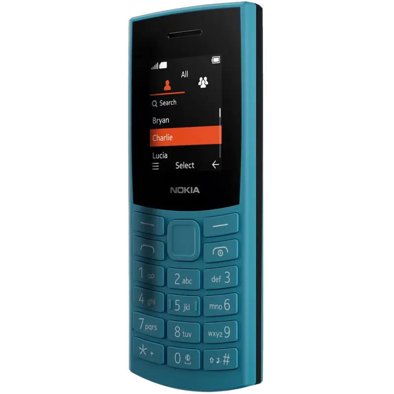 Telefon mobil Nokia 105 4G (2023), Albastru oceanic