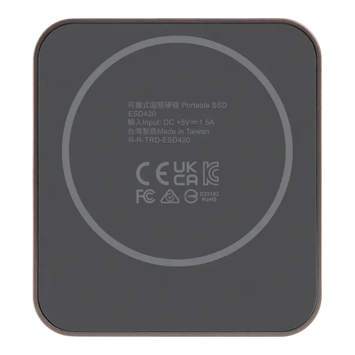 SSD portabil extern Transcend ESD420, 1 TB, Aur Roz (TS1TESD420G)