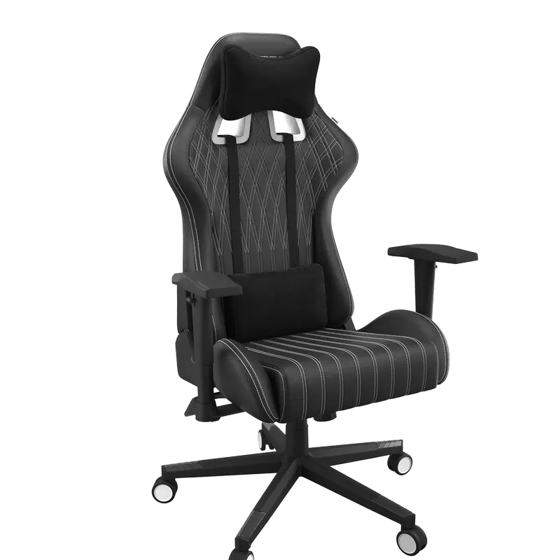 Scaun Gaming HATOR Sport Light 2, PU Piele, Negru | Alb