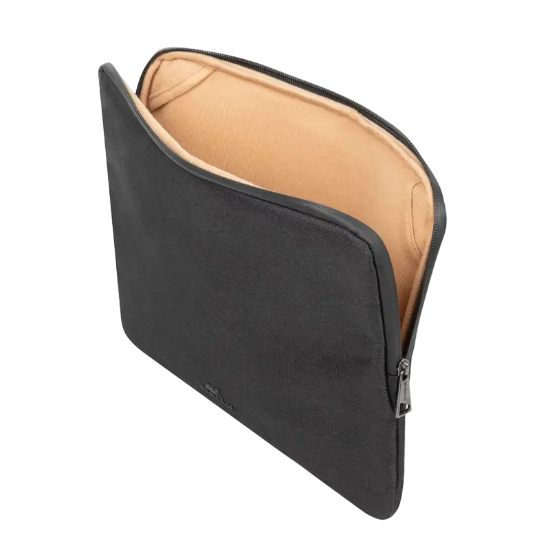 Husă pentru laptop Rivacase 8115, 15", Eco-Friendly rPET Poliester, Negru