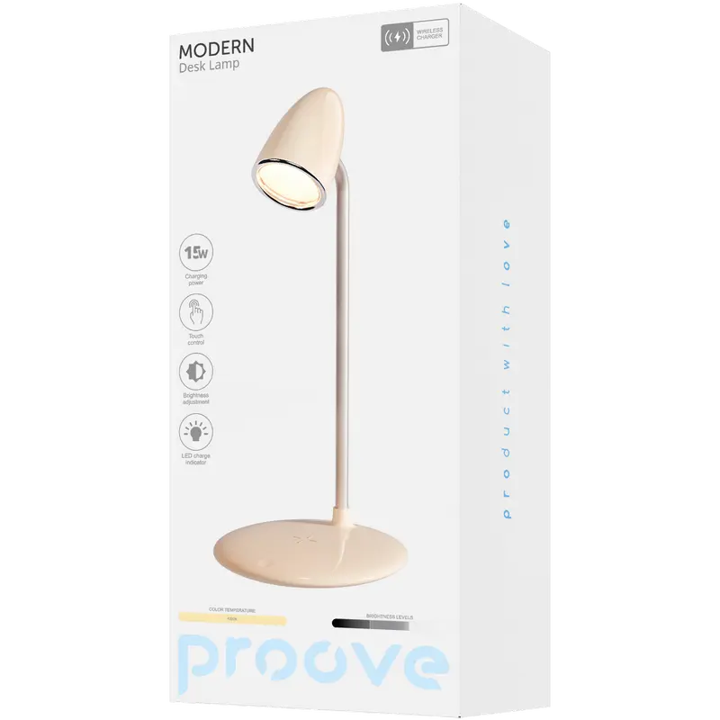 Lampa de birou Proove Modern, Bej