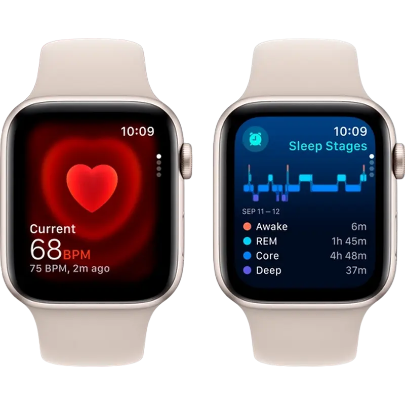 Ceasuri inteligente Apple Watch SE 2, 44mm, Starlight