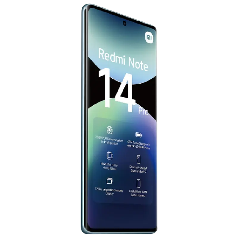 Smartphone Xiaomi Redmi Note 14 Pro 4G, 8GB/256GB, Ocean Blue