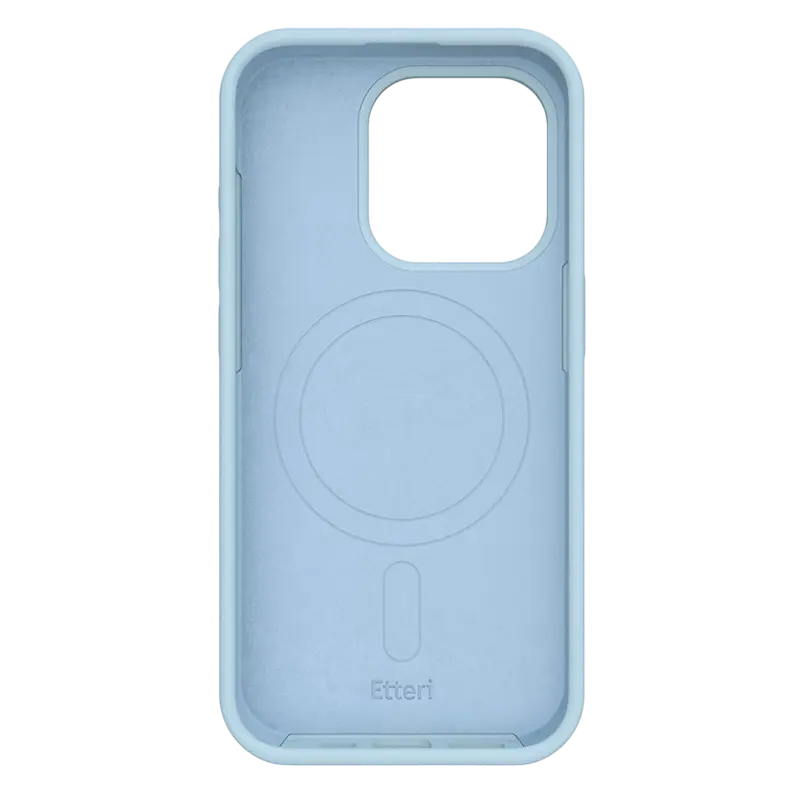 Husa Etteri Silicone Mag case pentru iPhone 16 Pro, Albastru