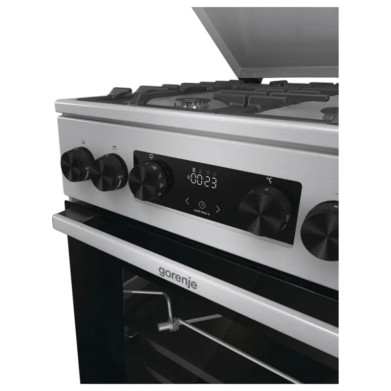 Aragaz Mixt Gorenje GKS5C71XF, Oțel inoxidabil