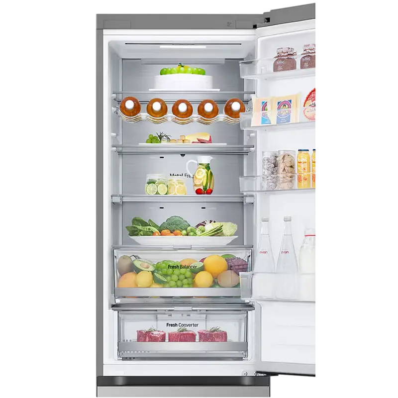 Frigider LG GBV7270DPY, Oțel inoxidabil