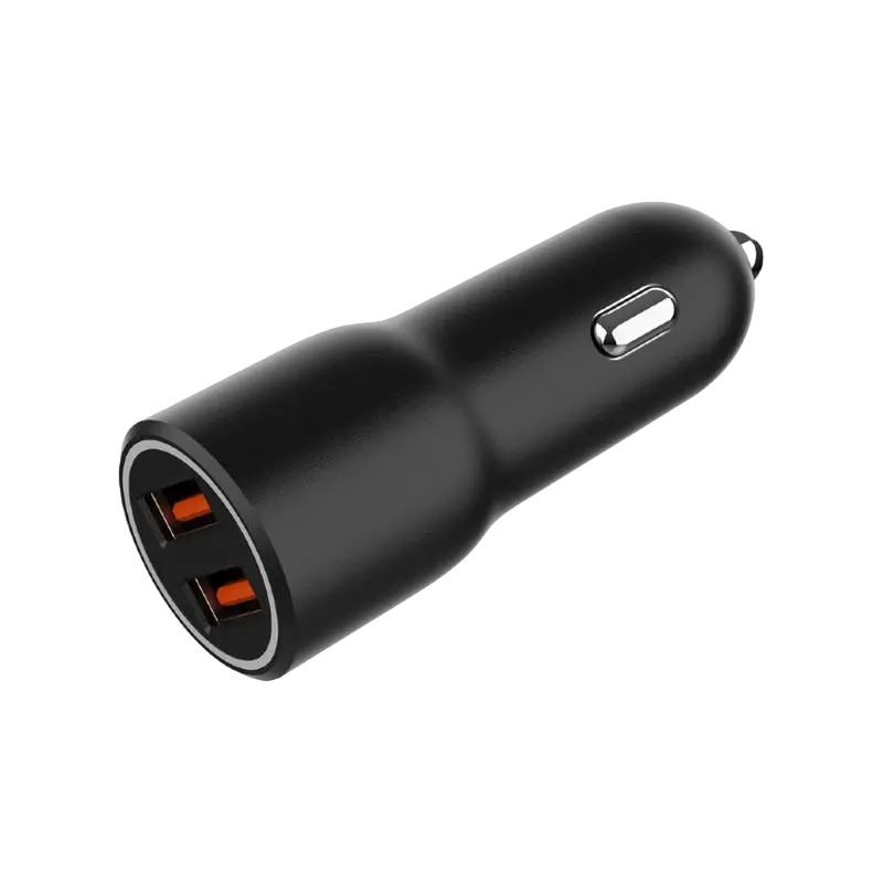 Încărcător auto Gembird TA-UC-A2QC36-CAR-01, 36W, Negru