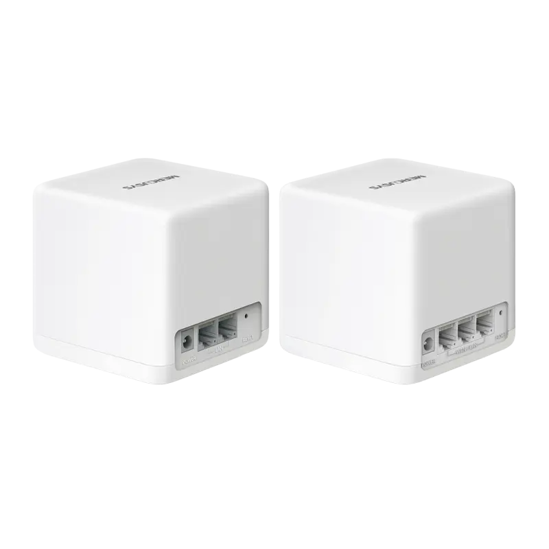 Sistem Wi-Fi Mesh MERCUSYS Halo H60X(2-pack), Wi-Fi, Alb