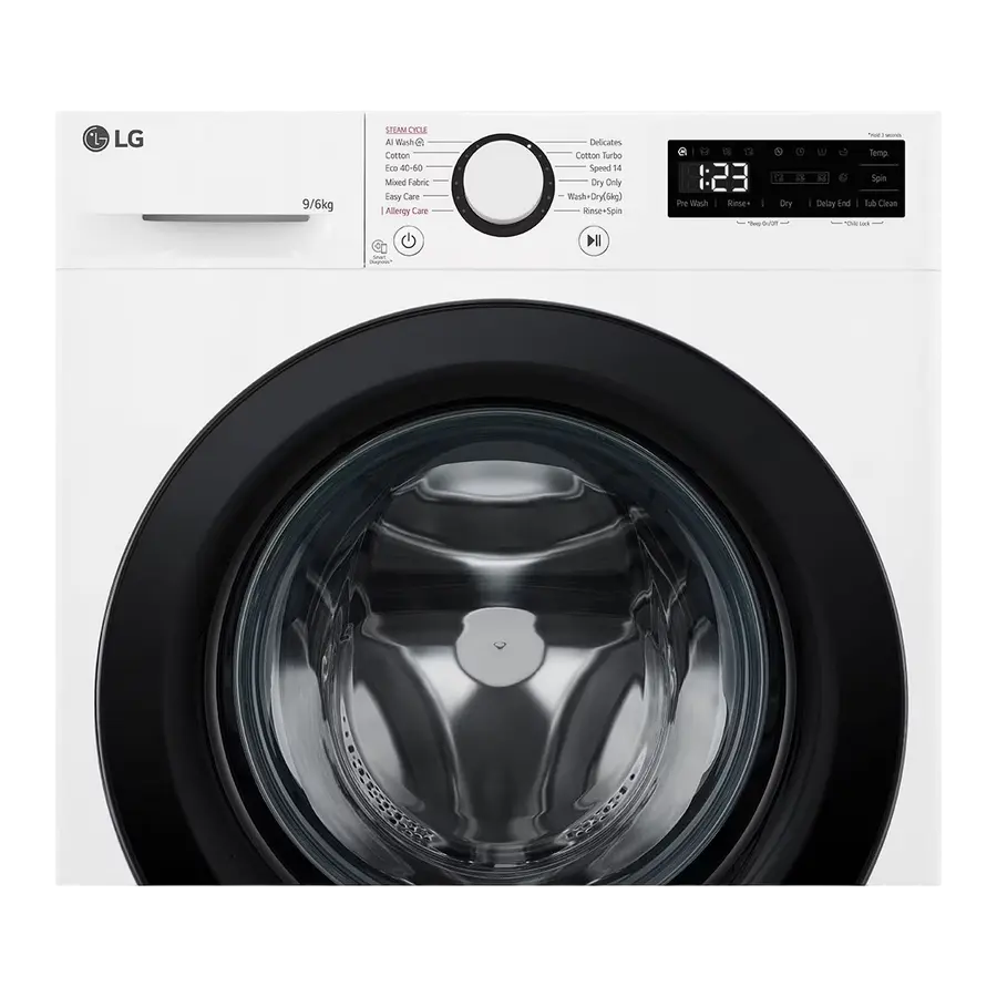 Mașină de spălat și uscat LG F4DR509SBW, 9kg, Alb