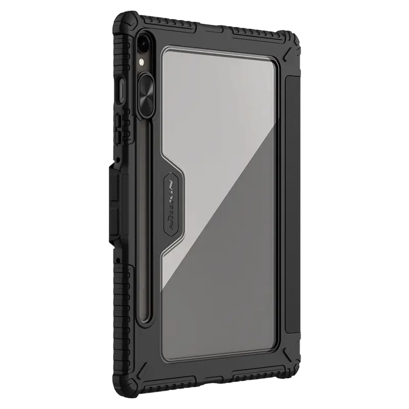 Husa carte Nillkin pentru Samsung Galaxy Tab S9/S9 FE Bumper Pro Case, Negru