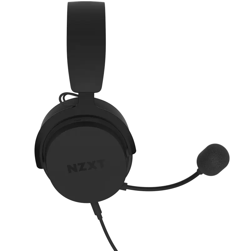 Игровые наушники / гарнитура NZXT Relay, Проводной аналоговый, Чёрный