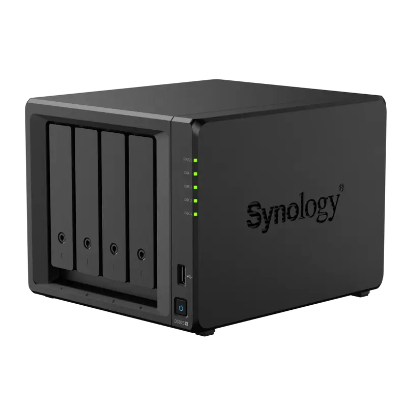 Stocare atașată la rețea SYNOLOGY DS925+, Negru