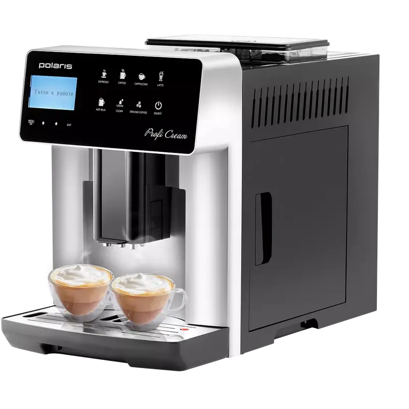 Espressor Polaris PACM2055AC, Oțel Inoxidabil | Negru