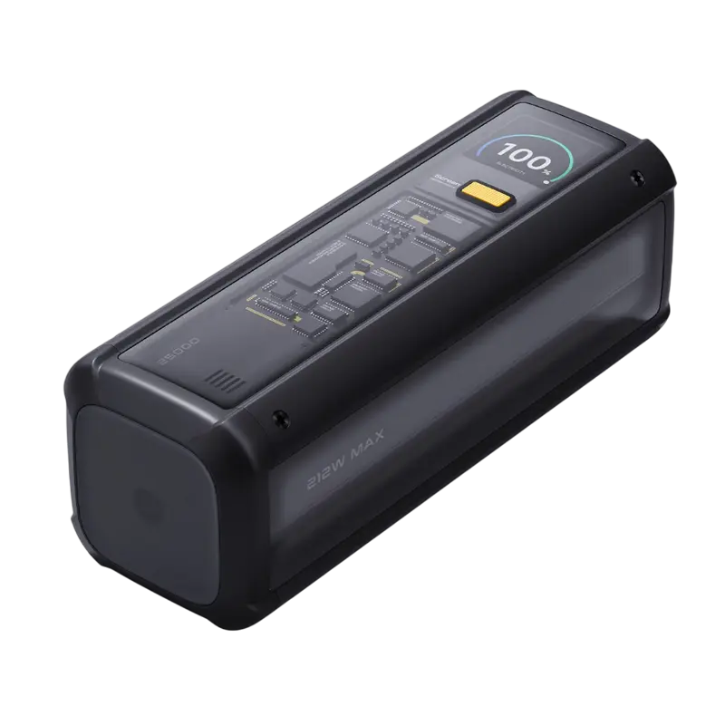 Acumulator extern Xiaomi 212W HyperCharge, 25000mAh, Negru