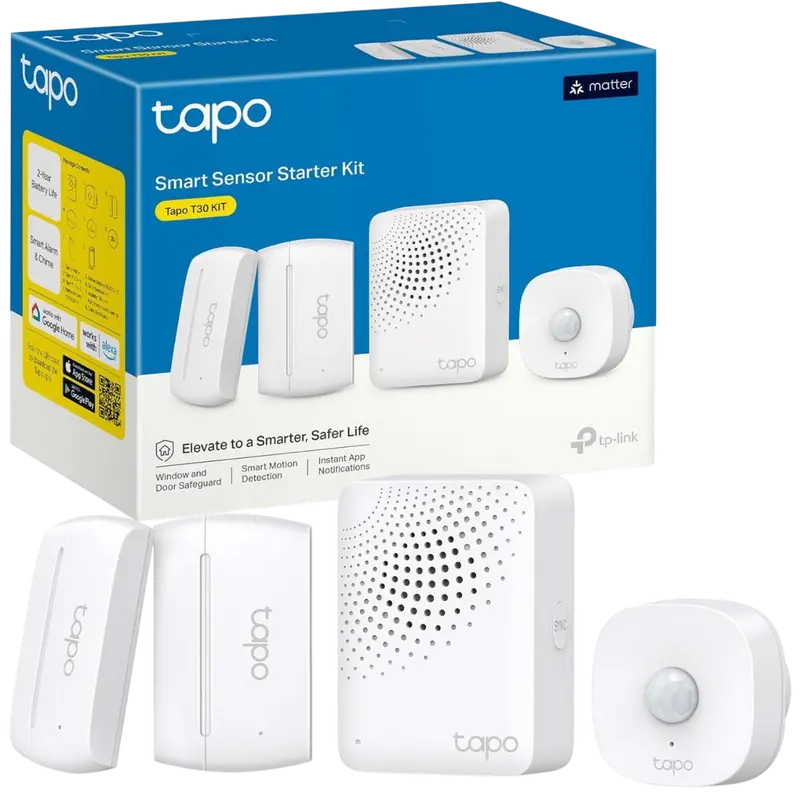 Умный датчик движения TP-LINK Tapo T30 KIT, Белый