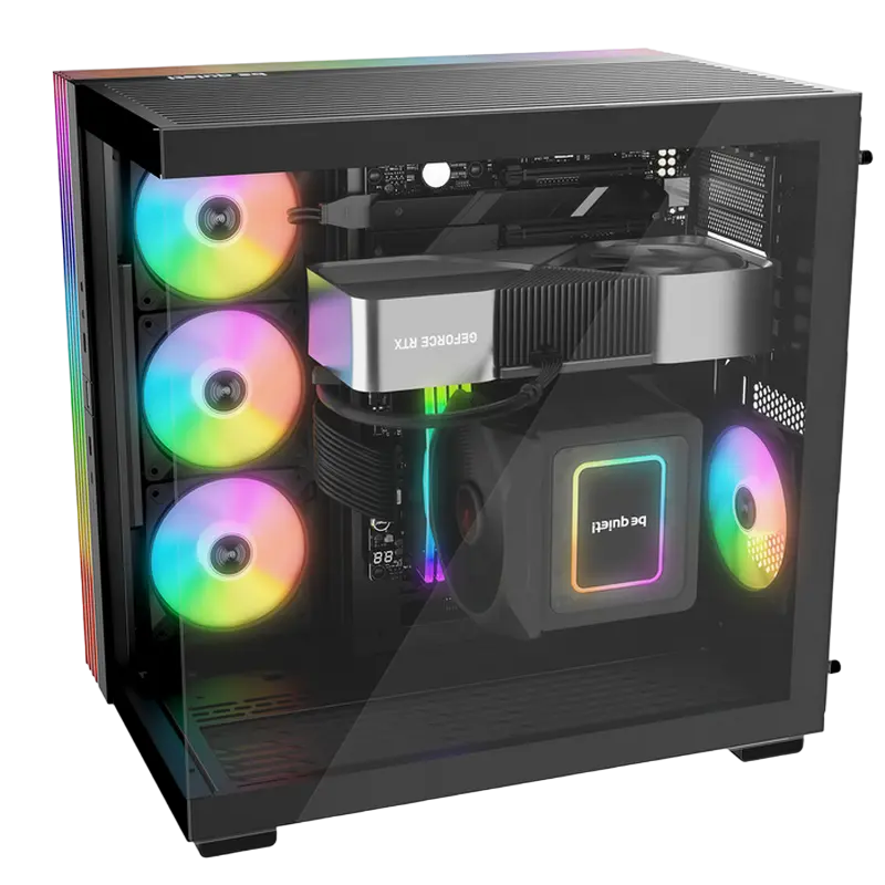 Carcasă PC be quiet! Ligh Base 600 LX, Midi-Tower, Fără PSU, Negru
