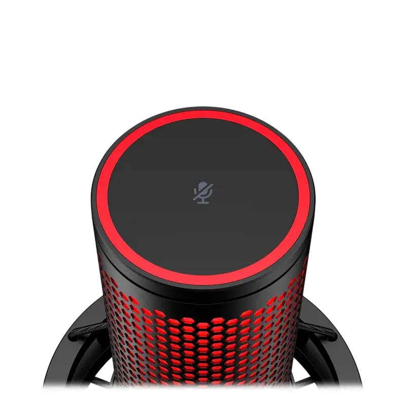 Microfon Gaming HyperX QuadCast 2, Cu fir, Negru