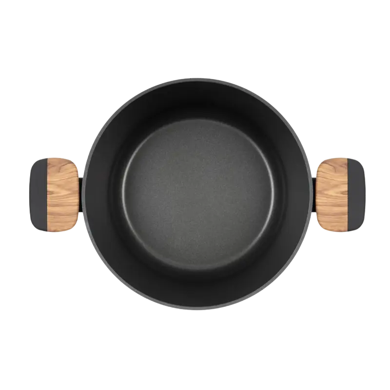 Cratiță RESTO 93188, 4.4L, 24cm, Negru, Maro