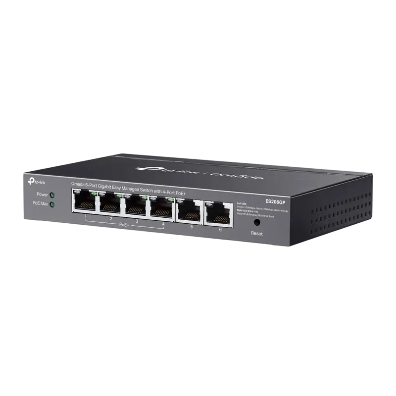 Comutator PoE TP-LINK ES206GP, 4x IEEE 802.3af/at PoE+