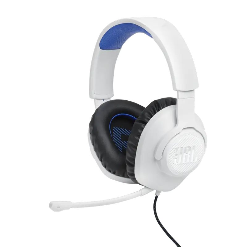 Căști JBL Quantum 100P, Cu fir, Alb..