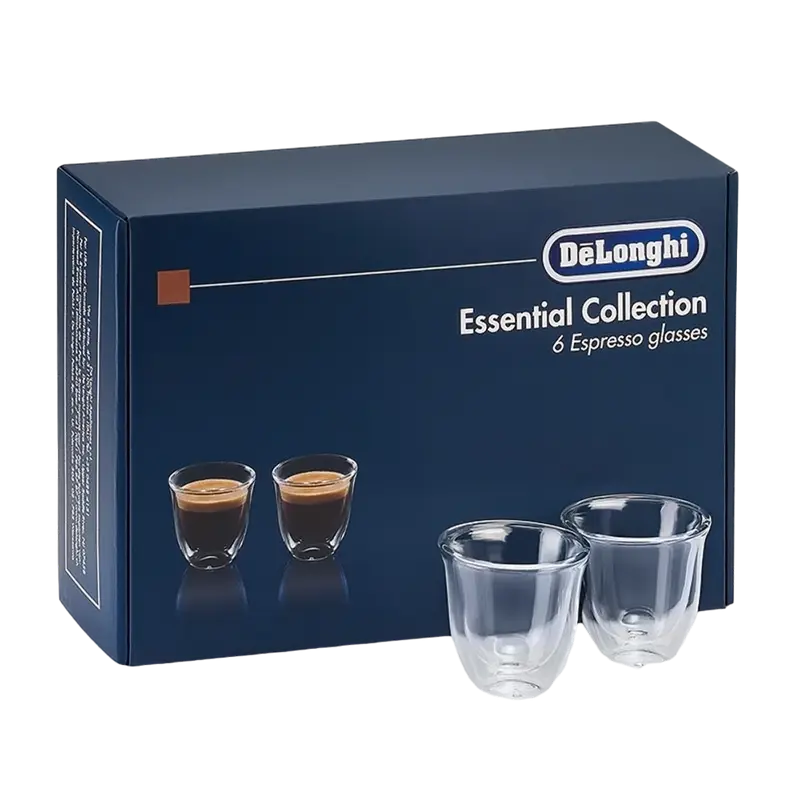 Set de pahare DeLongh DLSC300 90 ml, 2 buc, Transparent