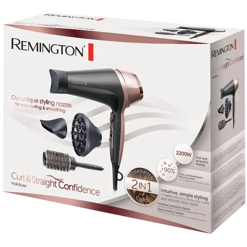 Фен Remington D5706, 2200Вт, Чёрный