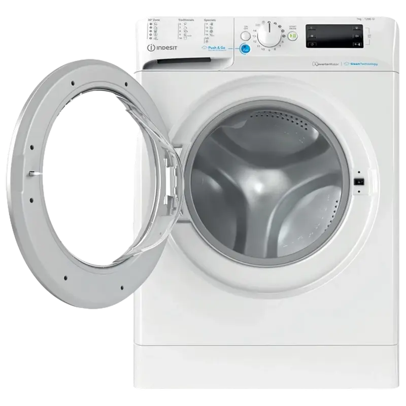 Mașină de spălat Indesit BWE 71295 X WSV EU, 7kg, Alb