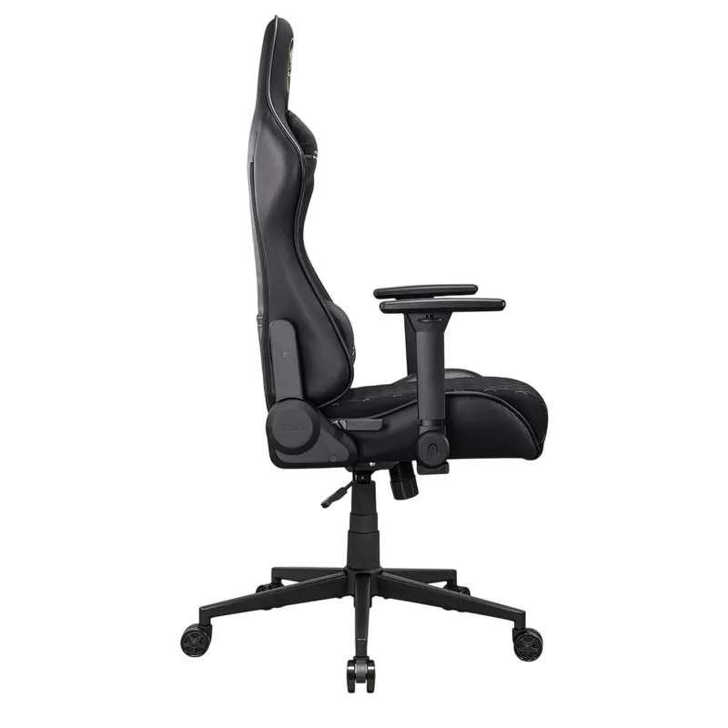 Scaun Gaming Cougar Armor One V2 Gold F, PVC Piele, Negru | Auriu