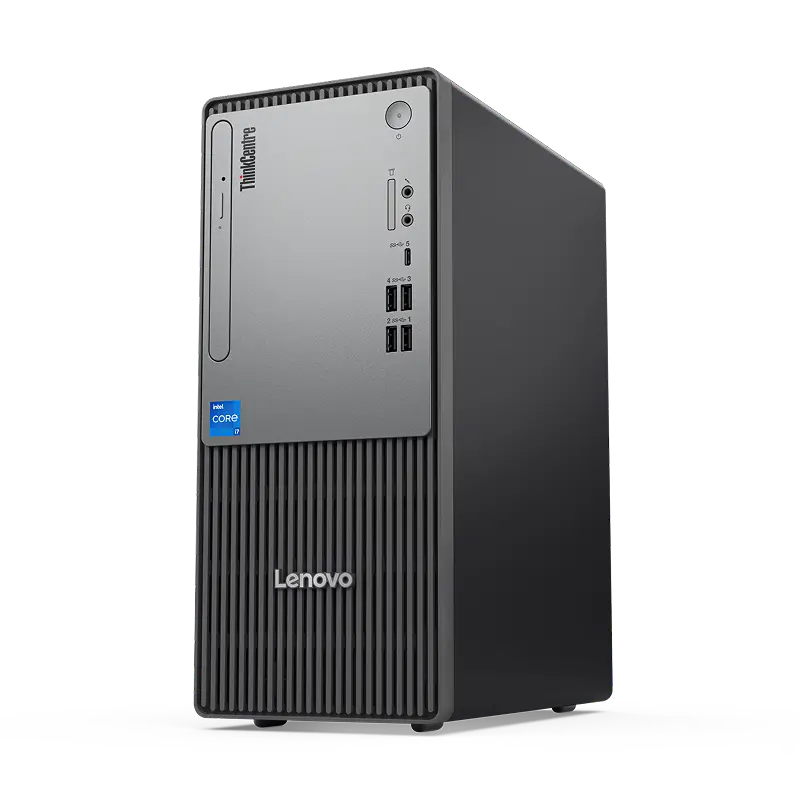 Sistem Desktop PC Lenovo ThinkCentre Neo 50t, Turn, Intel Core i5-14400, 8GB/512GB, Intel UHD Graphics 730, Fără SO